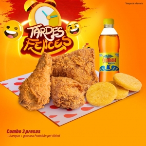 Tardes Felices 3 Presas + 3 Arepas + Pet 400_1