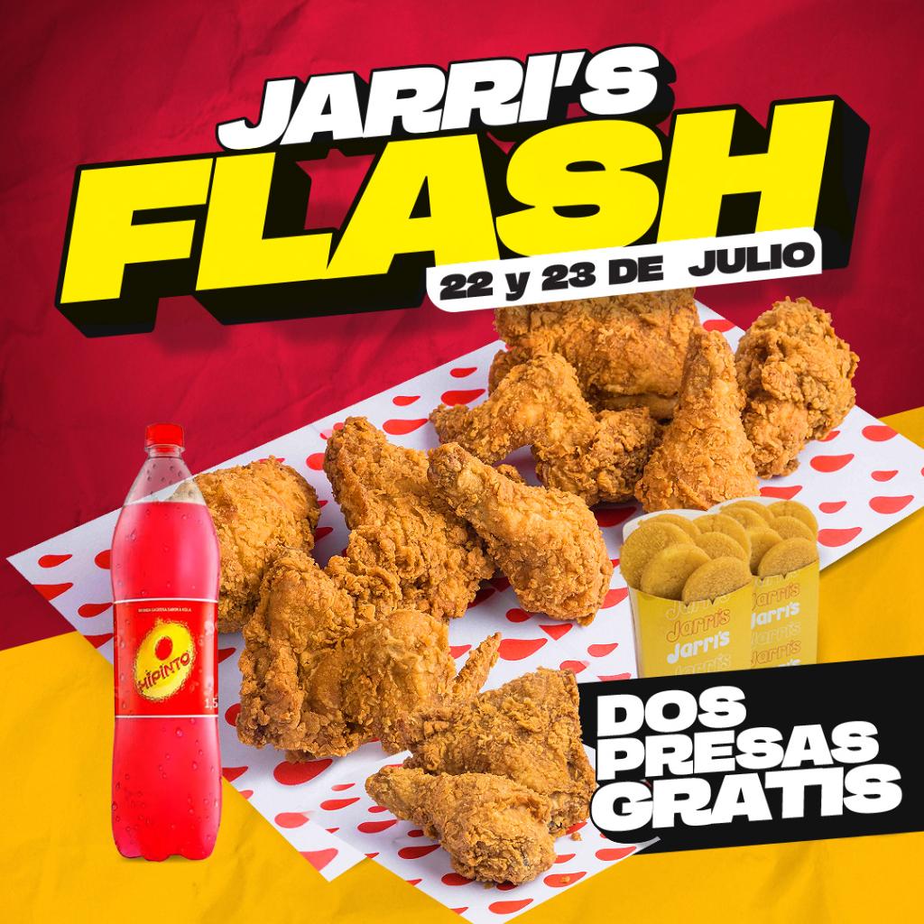 8 PRESAS + 16 AREPAS + POSTOBÓN 1,5 lt. + 2 PRESAS GRATIS - Jarris