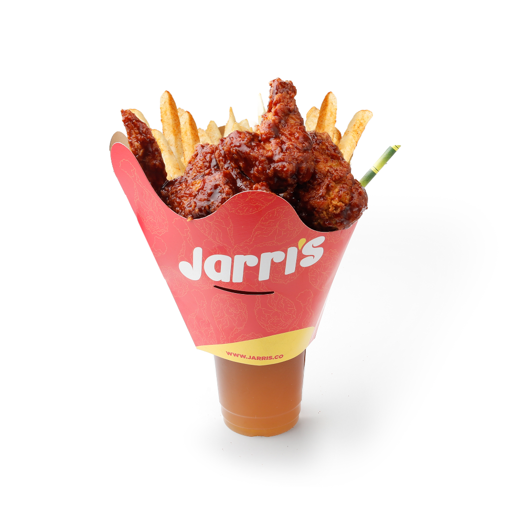 Copa de alas apanadas en salsa - Jarris